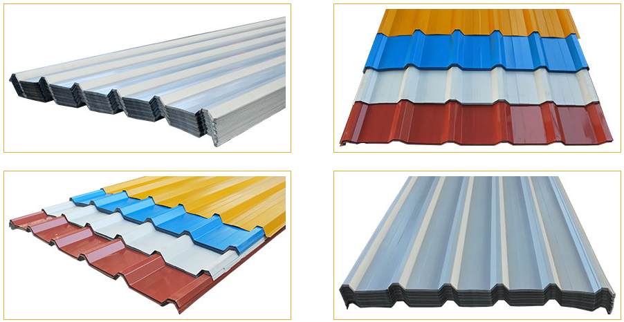 Colour Coated Roofing Sheet, Size: 16 Feet at Rs 180/running feet in Surat